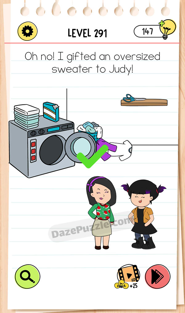 Brain Test Level 291 - Step 1