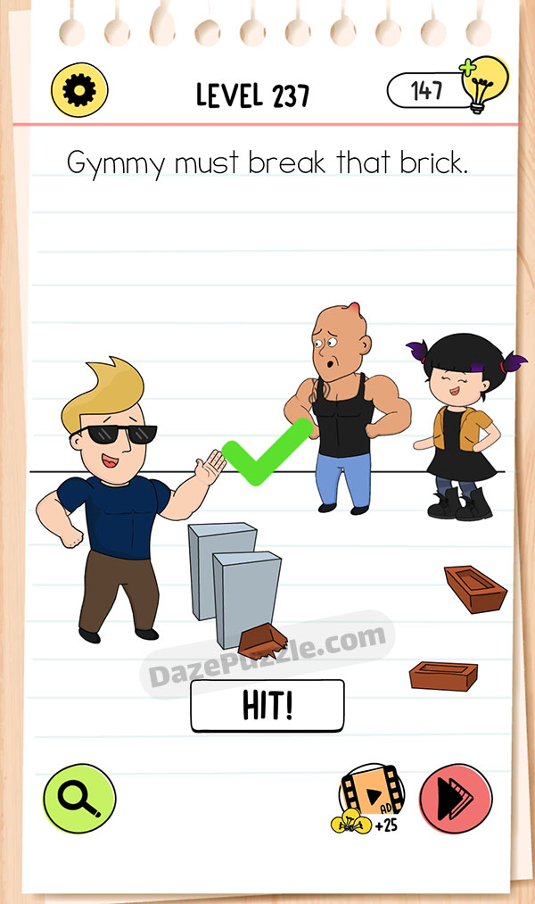 Brain Test Level 237 - Step 1