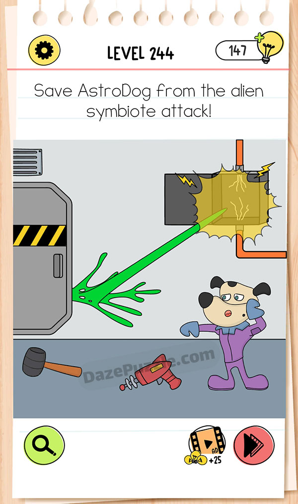 Brain Test Level 244 - Step 1