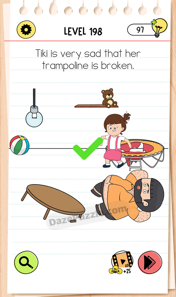 Brain Test Level 198 - Step 1