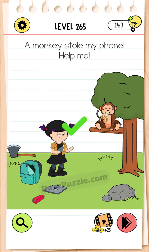 Brain Test Level 265 - Step 1