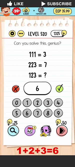 Brain Test Level 520