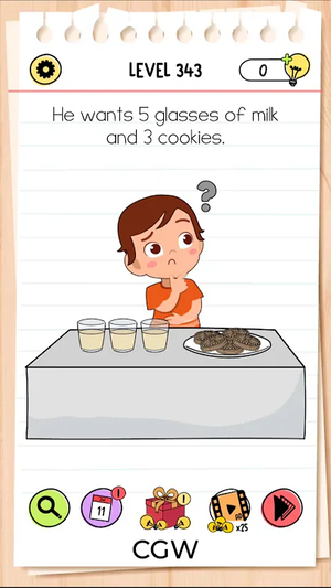 Brain Test Level 343