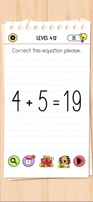 Brain Test Level 412