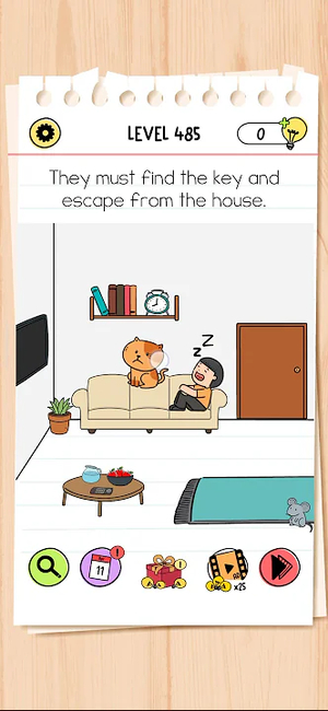 Brain Test Level 485