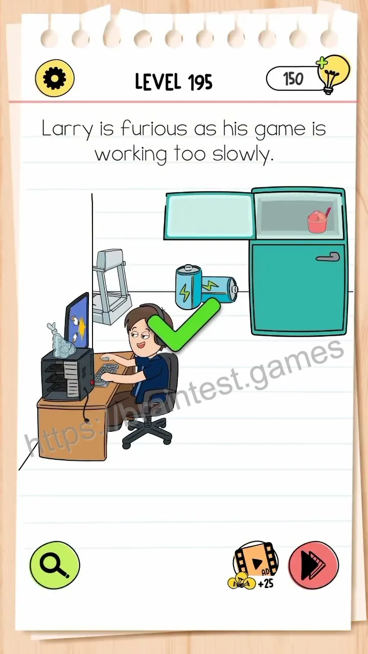 Brain Test Level 195 - Step 2