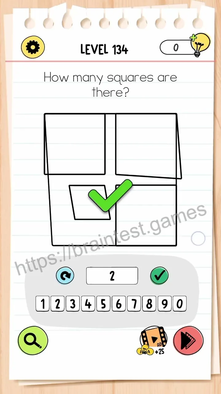 Brain Test Level 134 - Step 2
