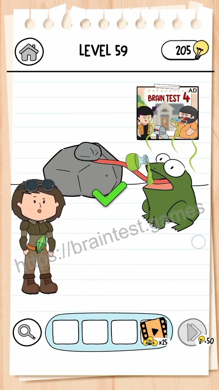 Brain Test Level 59 - Step 2