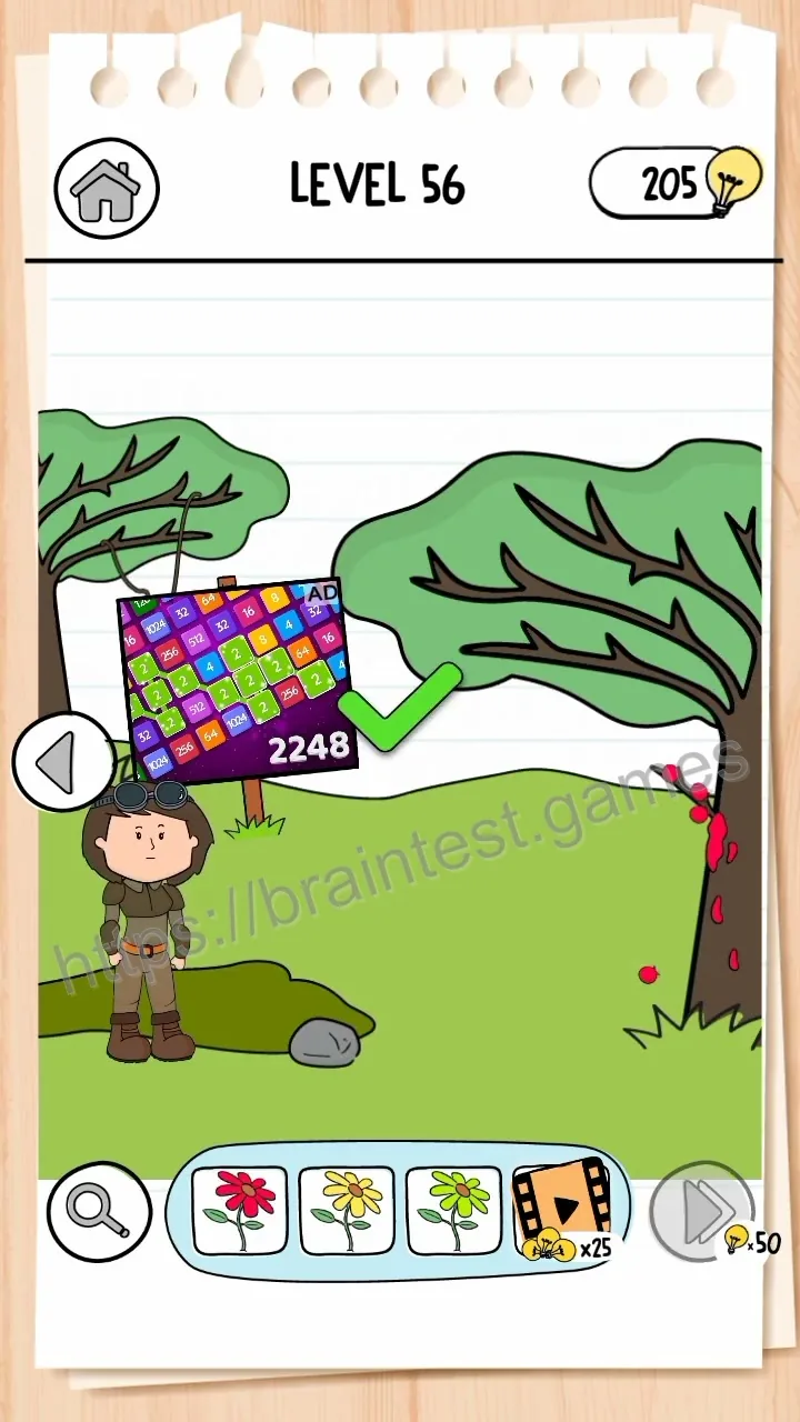 Brain Test Level 56 - Step 2