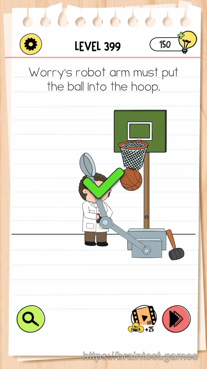 Brain Test Level 399 - Step 2