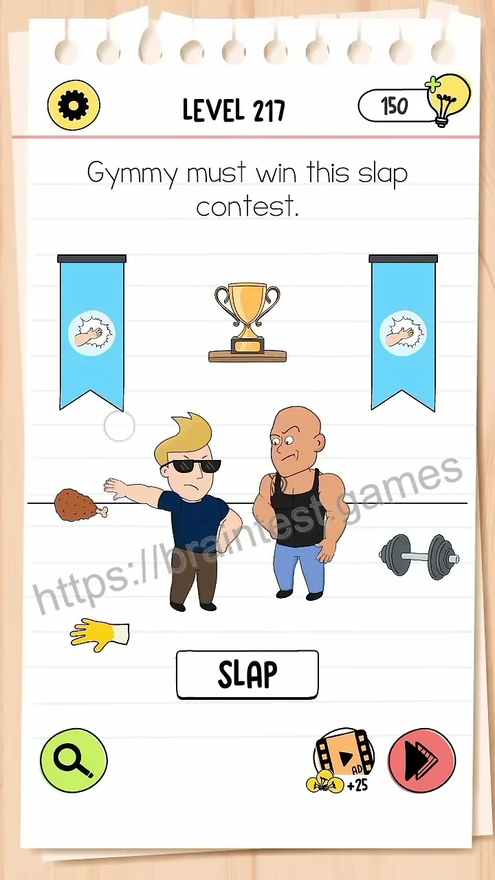 Brain Test 4 Level 217 Answer & Solution - Brain Test Game