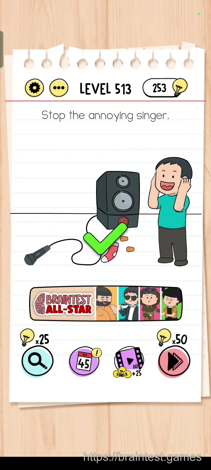 Brain Test Level 513 - Step 2