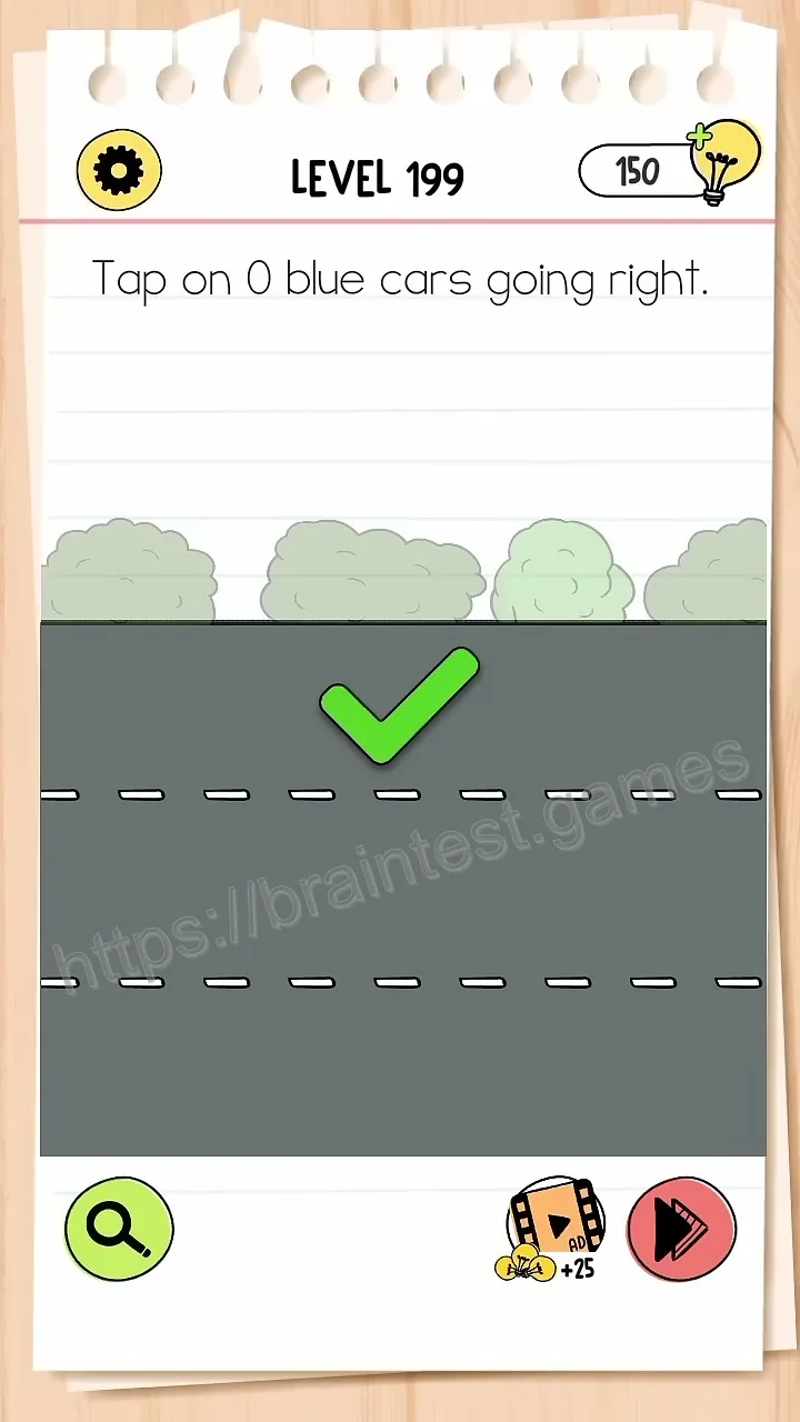 Brain Test Level 199 - Step 2
