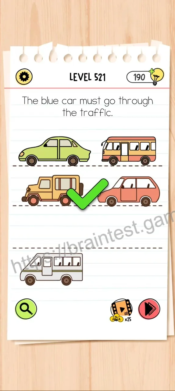 Brain Test Level 521 - Step 2