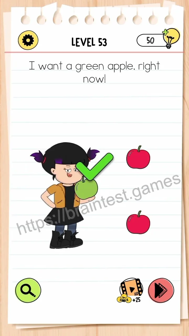 Brain Test Level 53 - Step 2