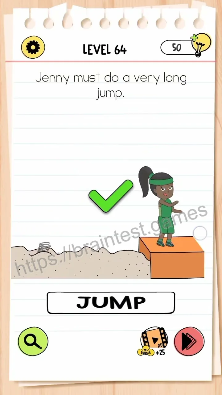 Brain Test Level 64 - Step 2