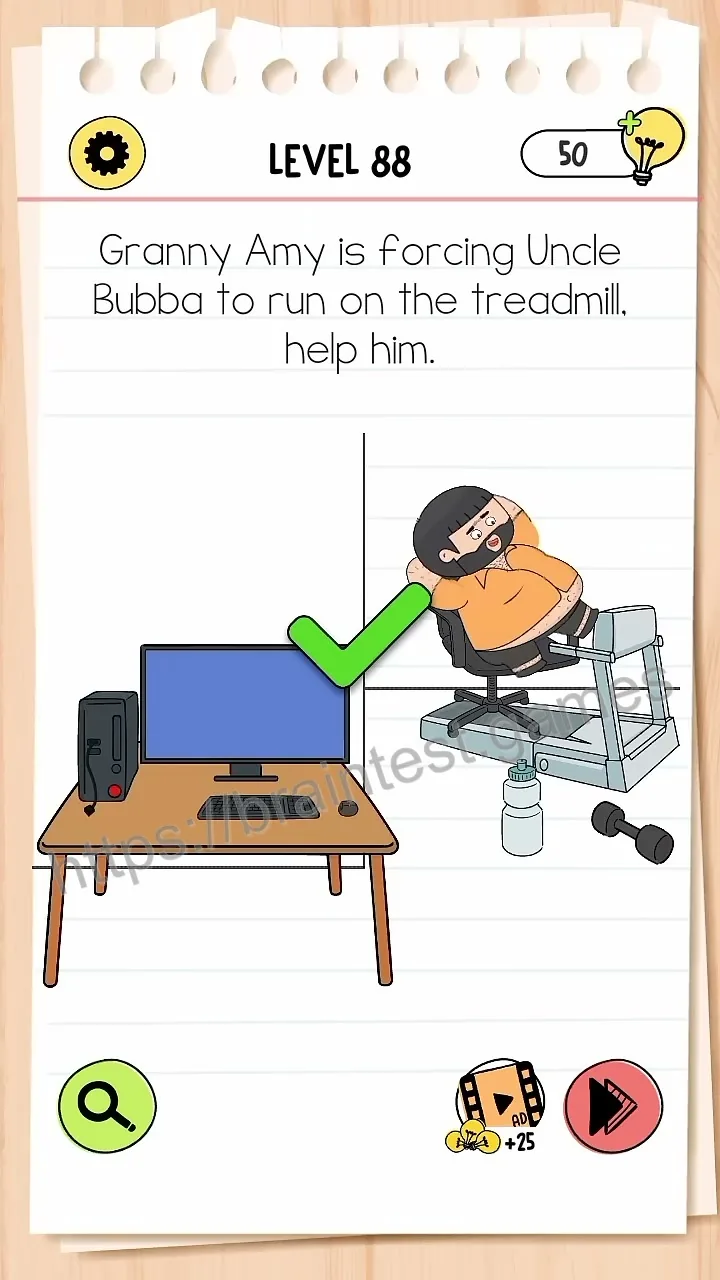 Brain Test Level 88 - Step 2