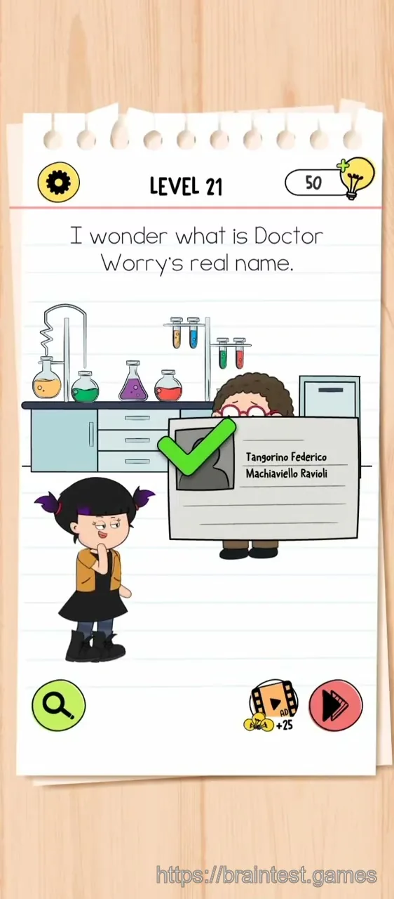 Brain Test Level 21 - Step 2