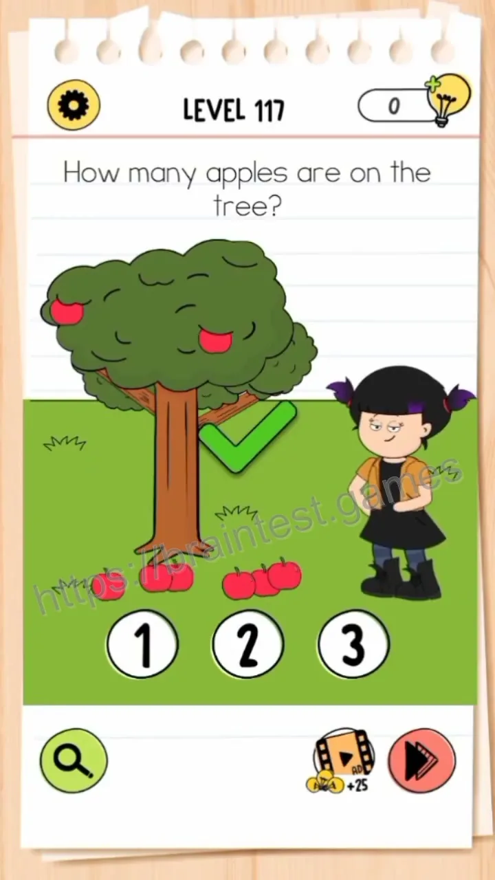 Brain Test Level 117 - Step 2