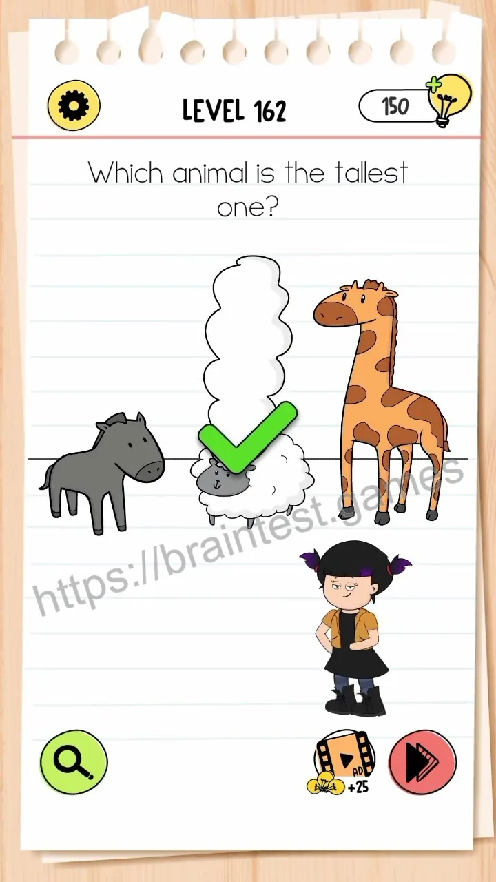 Brain Test Level 162 - Step 2
