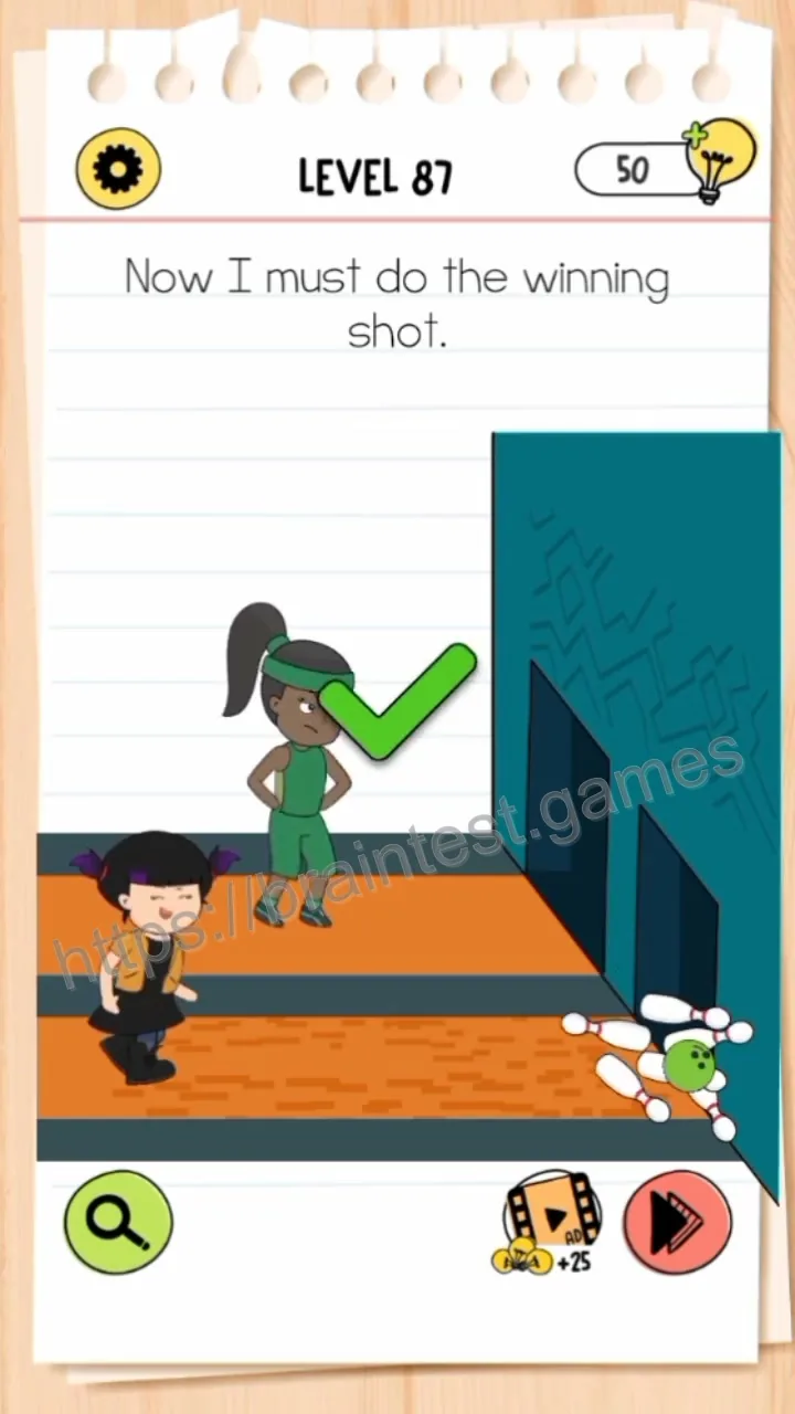 Brain Test Level 87 - Step 2
