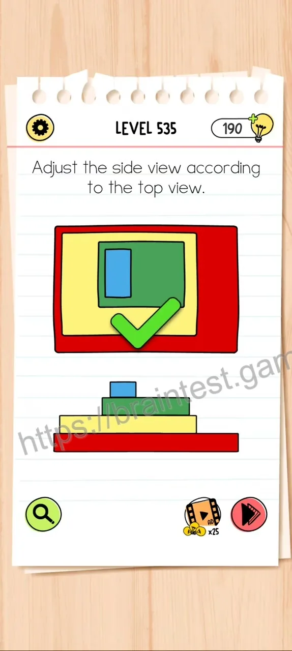 Brain Test Level 535 - Step 2
