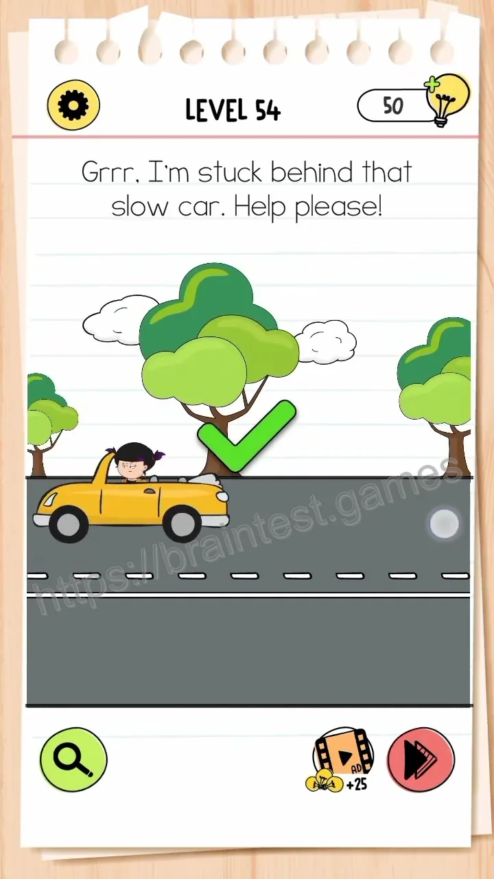 Brain Test Level 54 - Step 2