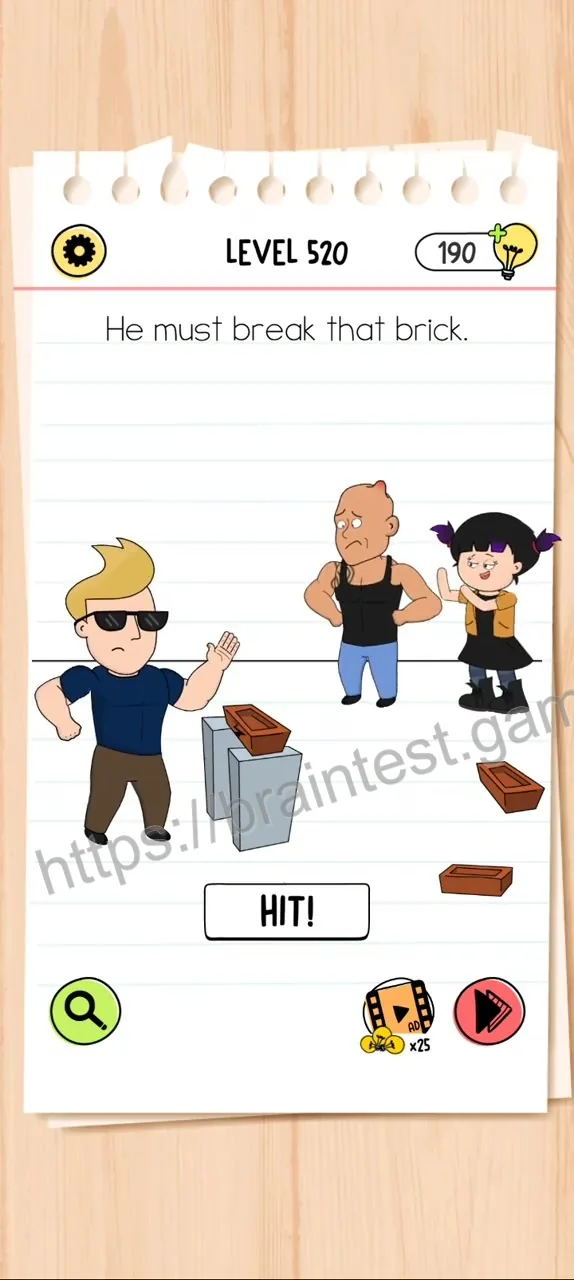 Brain Test Level 520