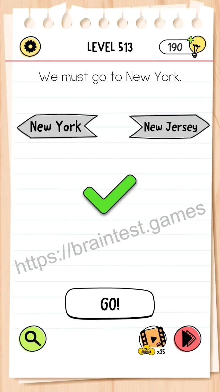 Brain Test Level 513 - Step 2