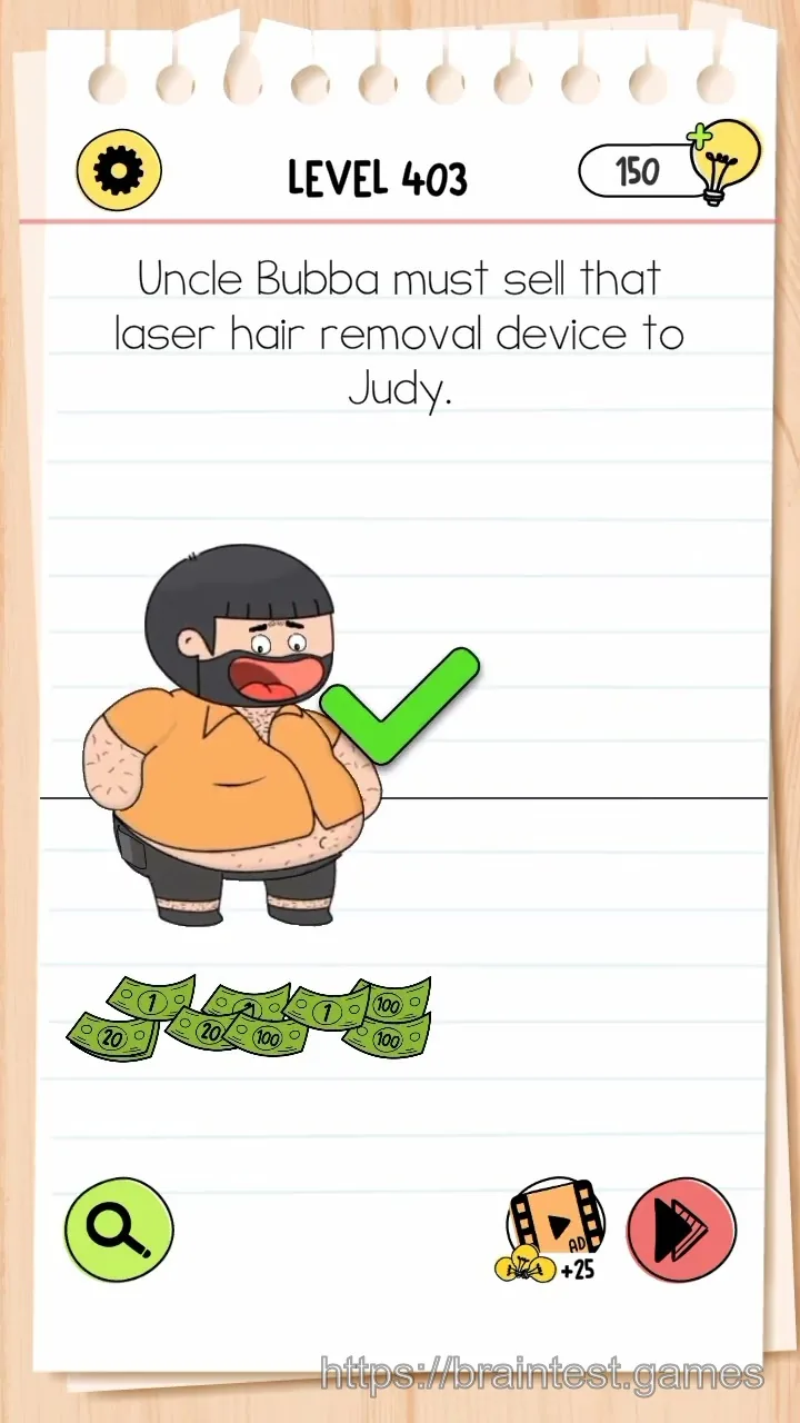 Brain Test Level 403 - Step 2