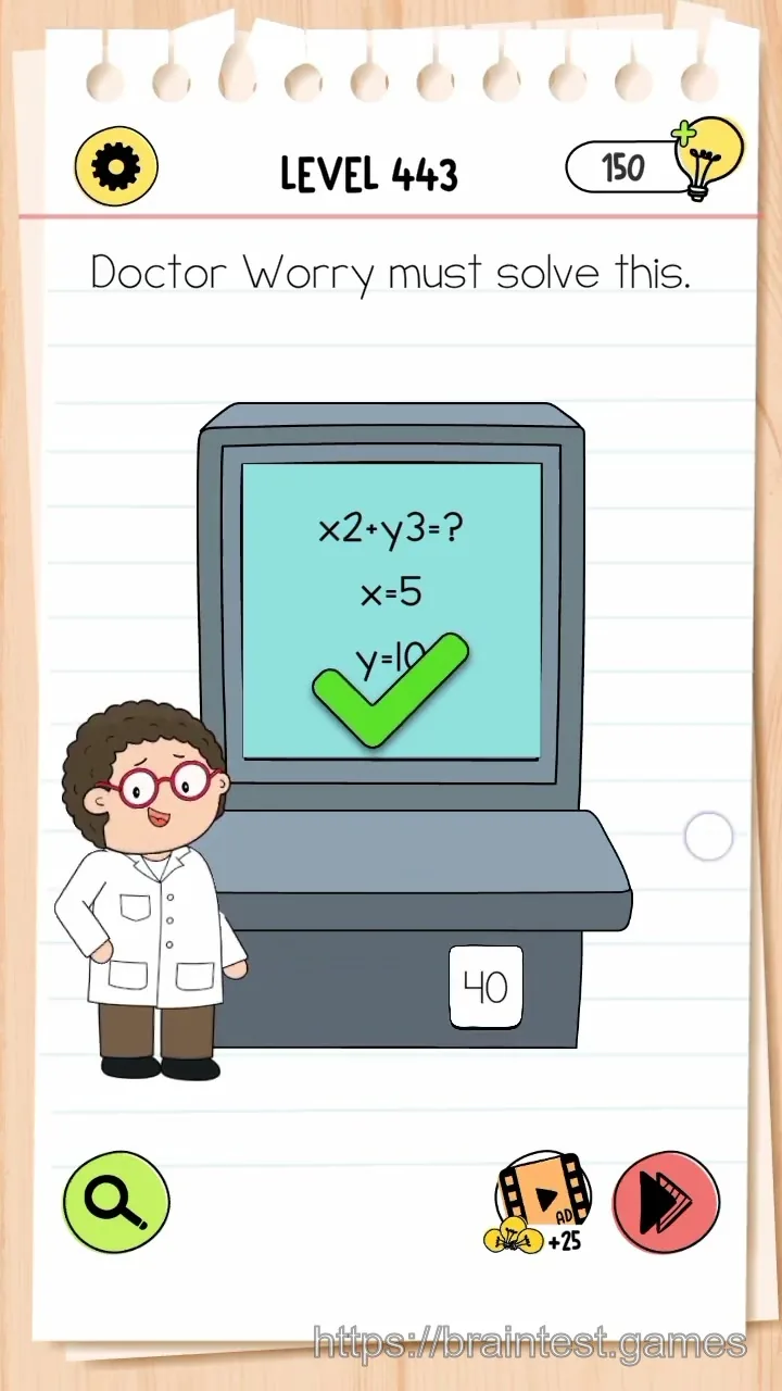 Brain Test Level 443 - Step 2