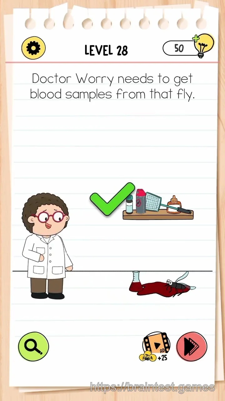 Brain Test Level 28 - Step 2