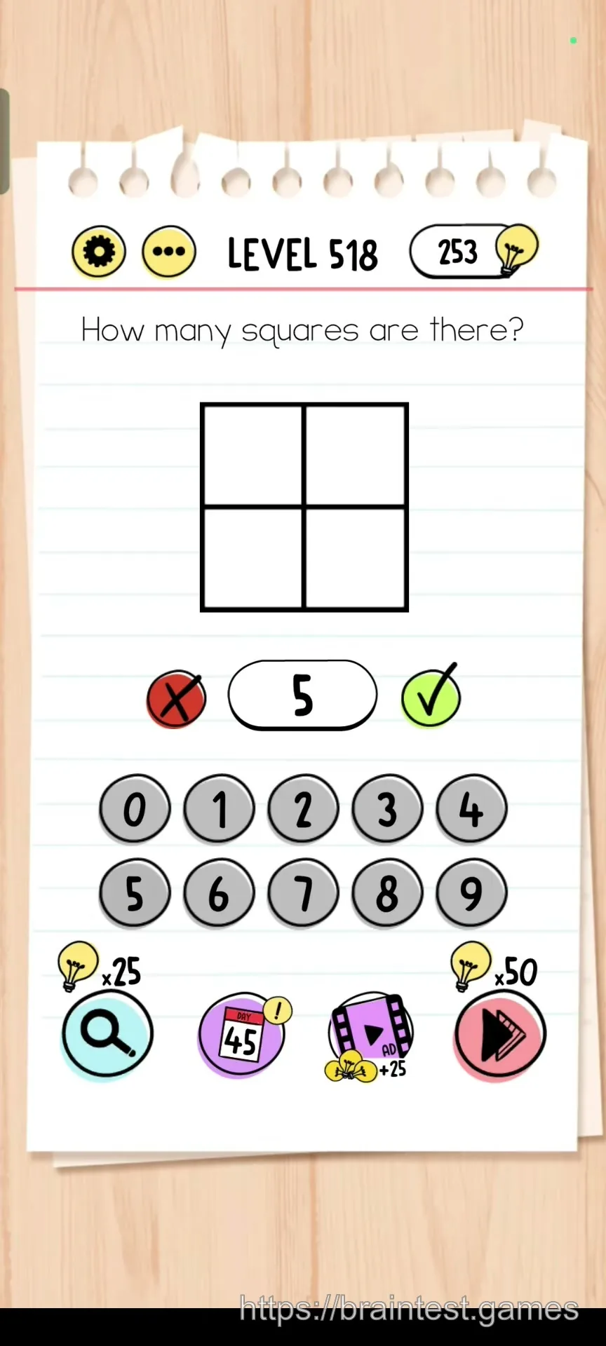 Brain Test Level 518
