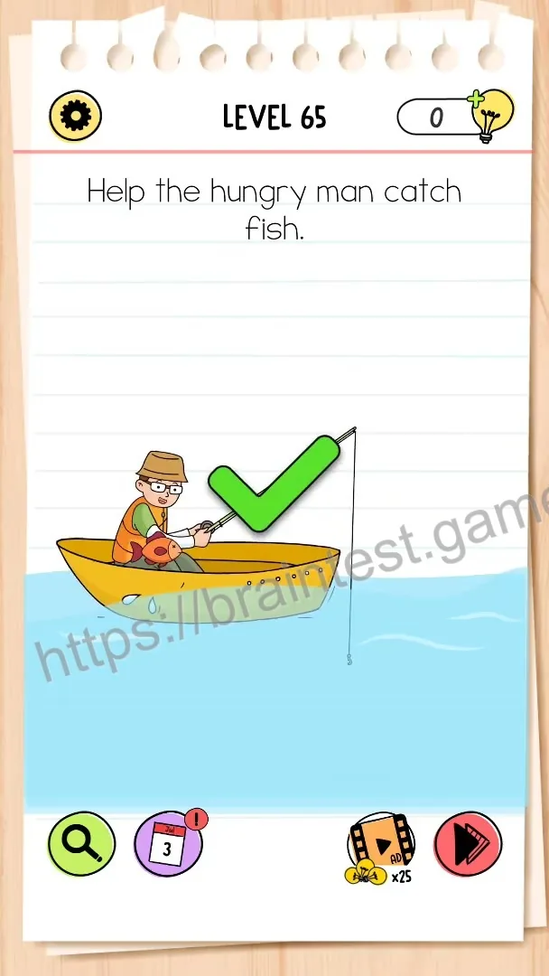 Brain Test Level 65 - Step 2