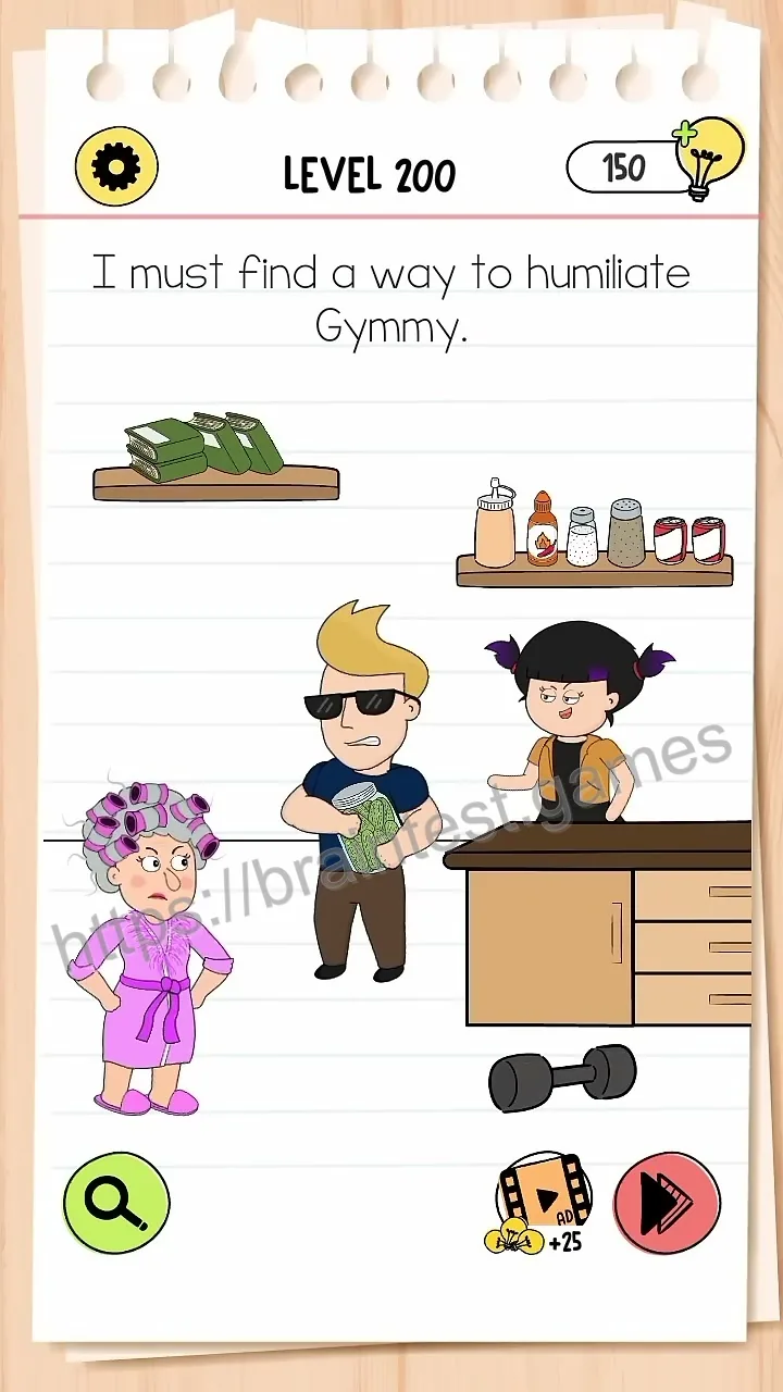 Brain Test Level 200