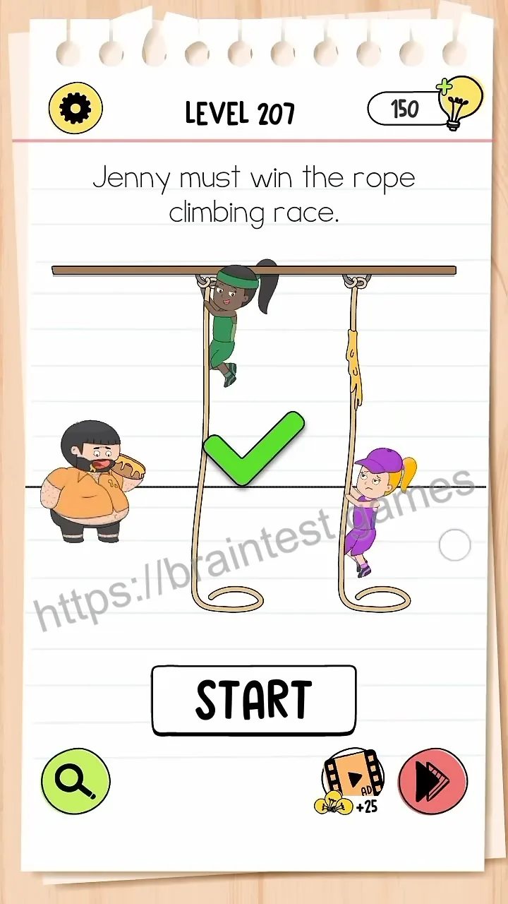 Brain Test Level 207 - Step 2