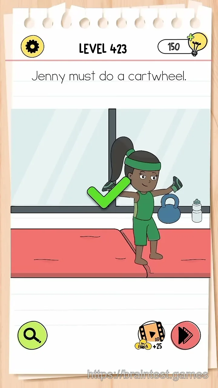 Brain Test Level 423 - Step 2
