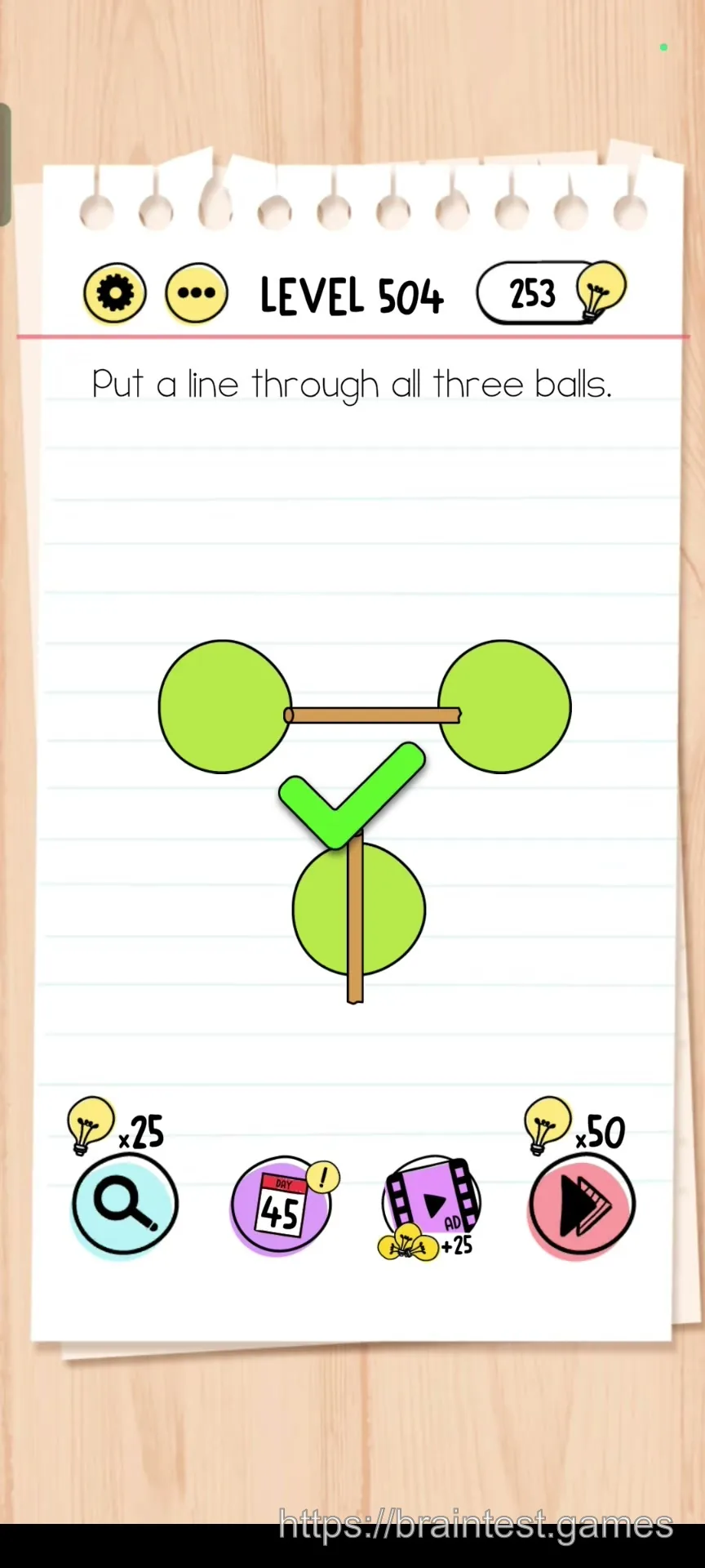 Brain Test Level 504 - Step 2