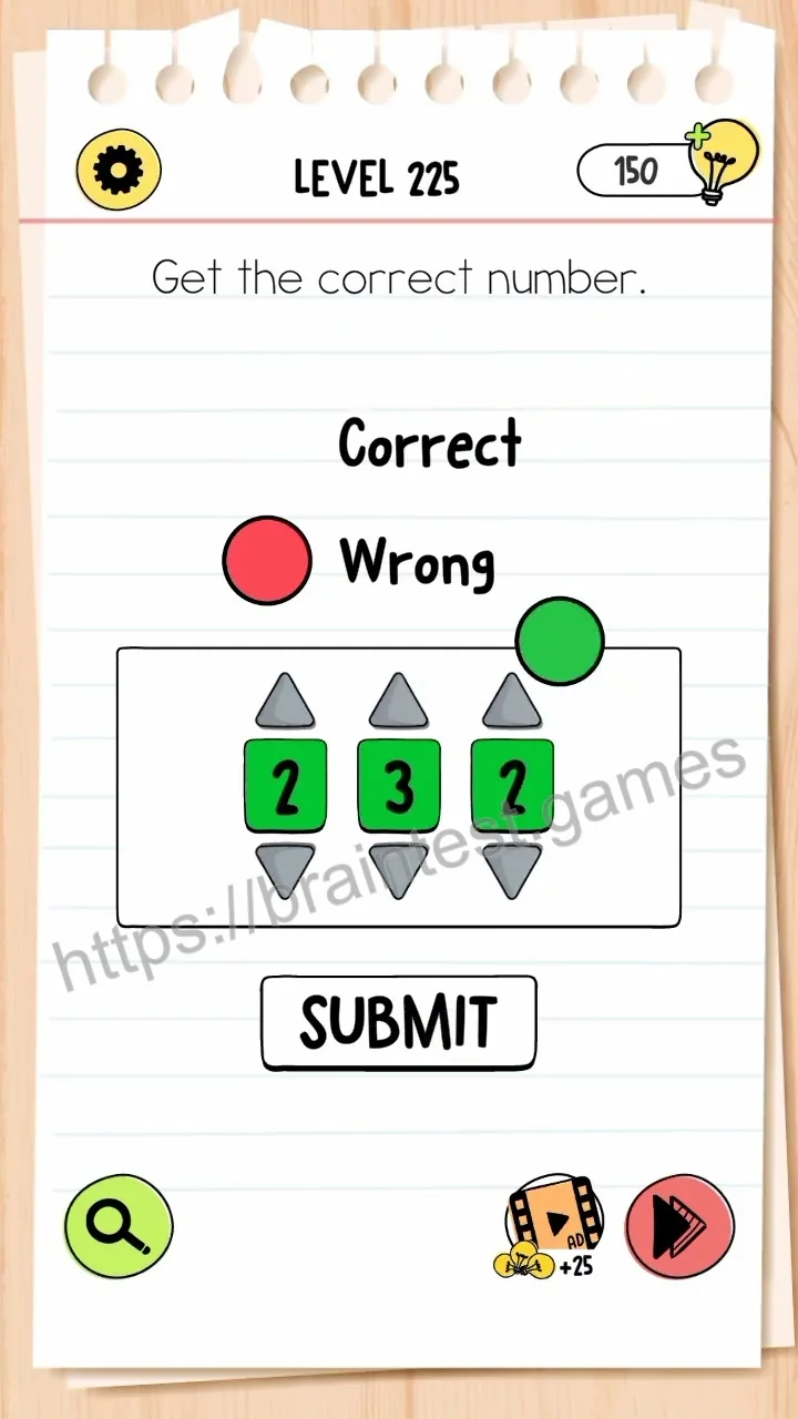Brain Test Level 225