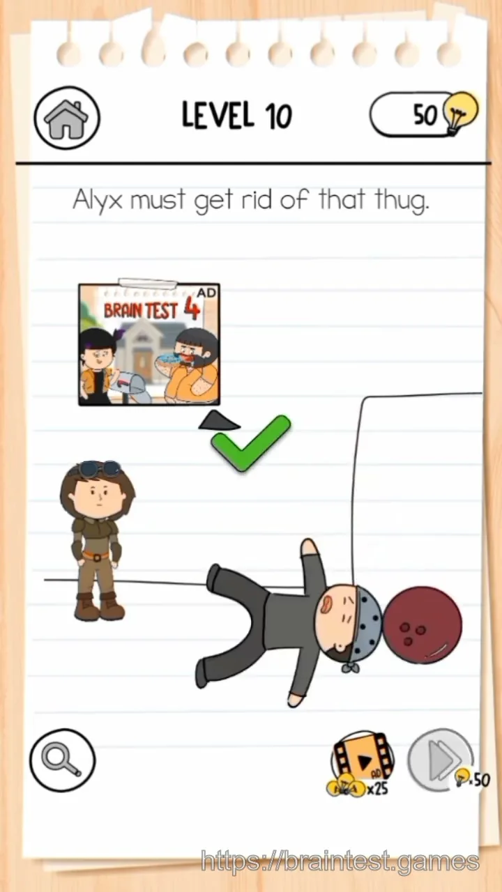 Brain Test Level 10 - Step 2