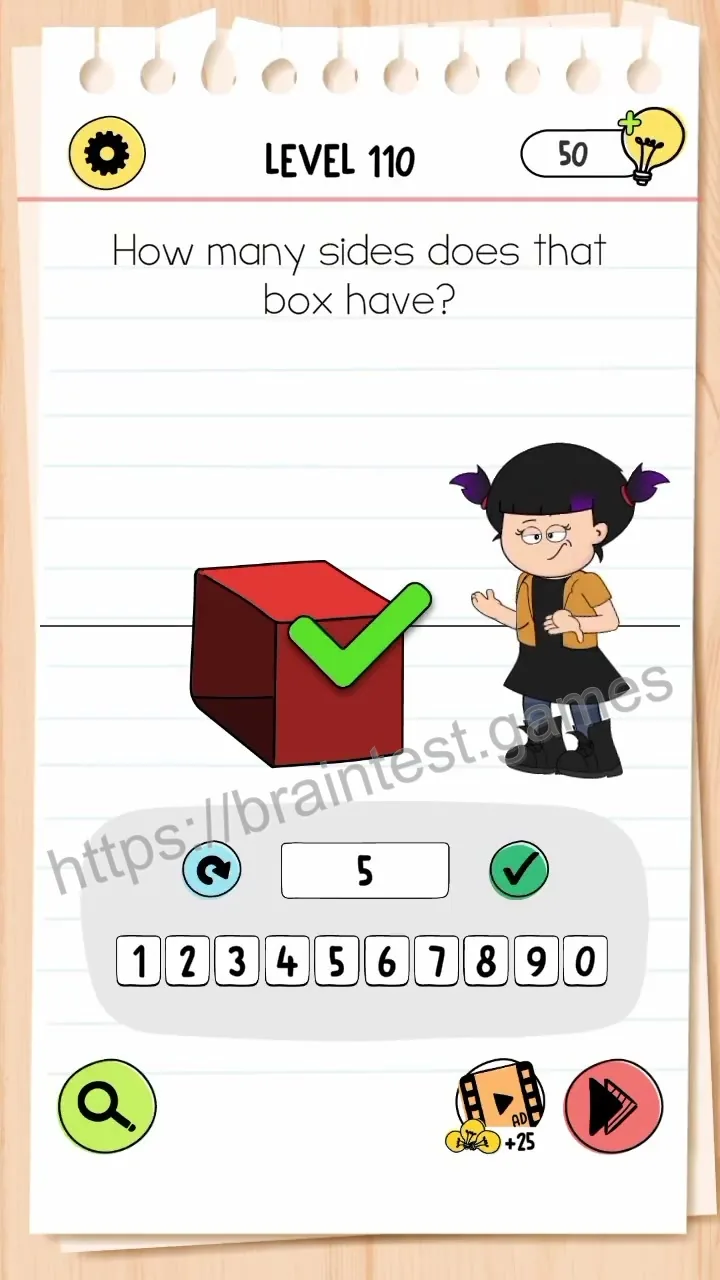 Brain Test Level 110 - Step 2