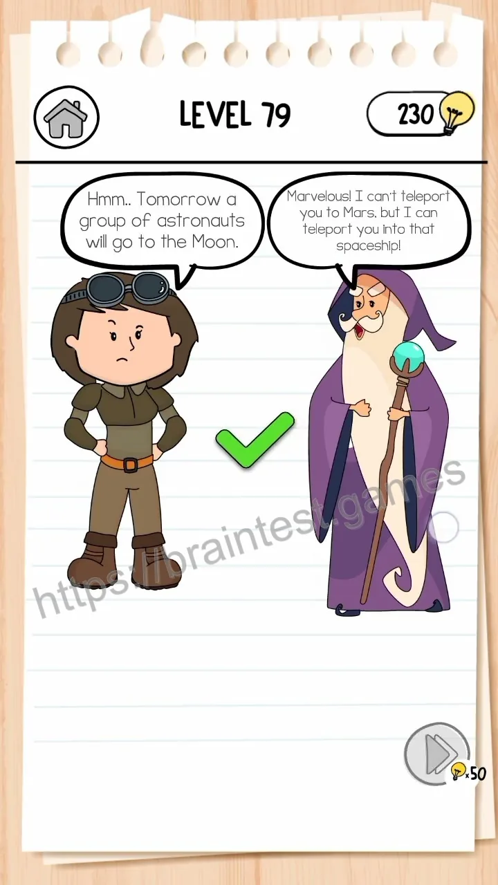 Brain Test Level 79 - Step 2