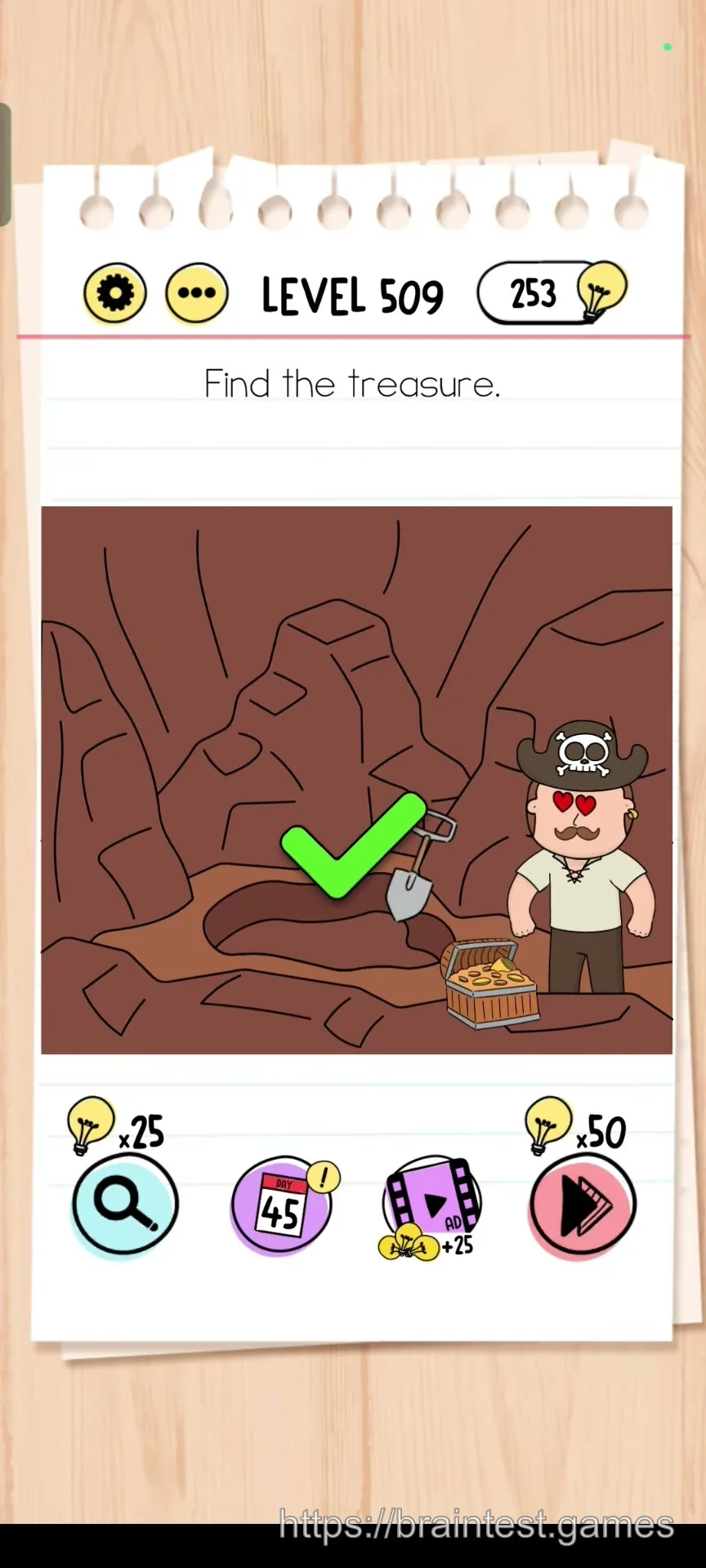 Brain Test Level 509 - Step 2