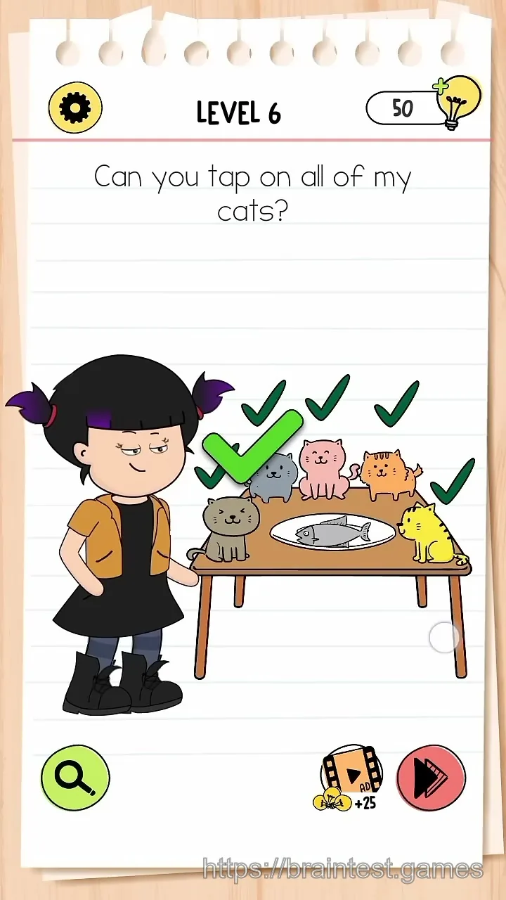 Brain Test Level 6 - Step 2