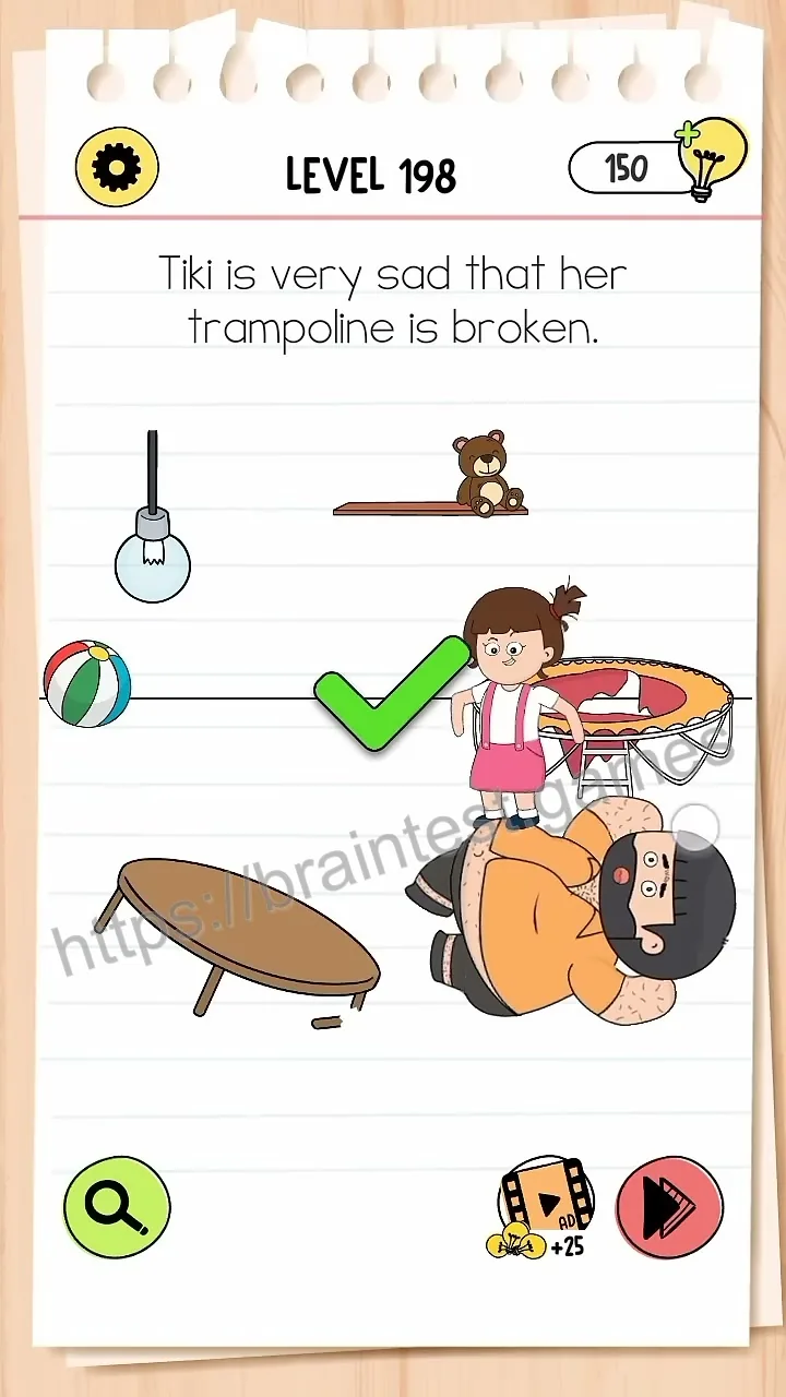 Brain Test Level 198 - Step 2