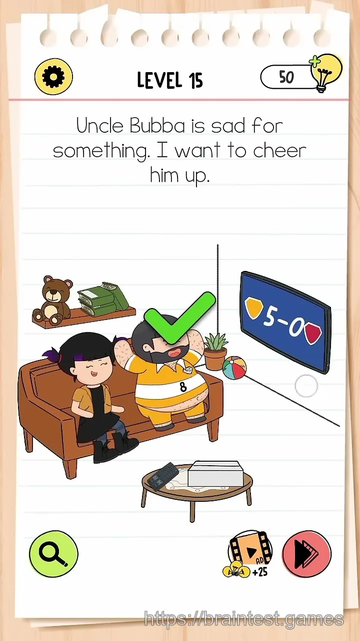 Brain Test Level 15 - Step 2