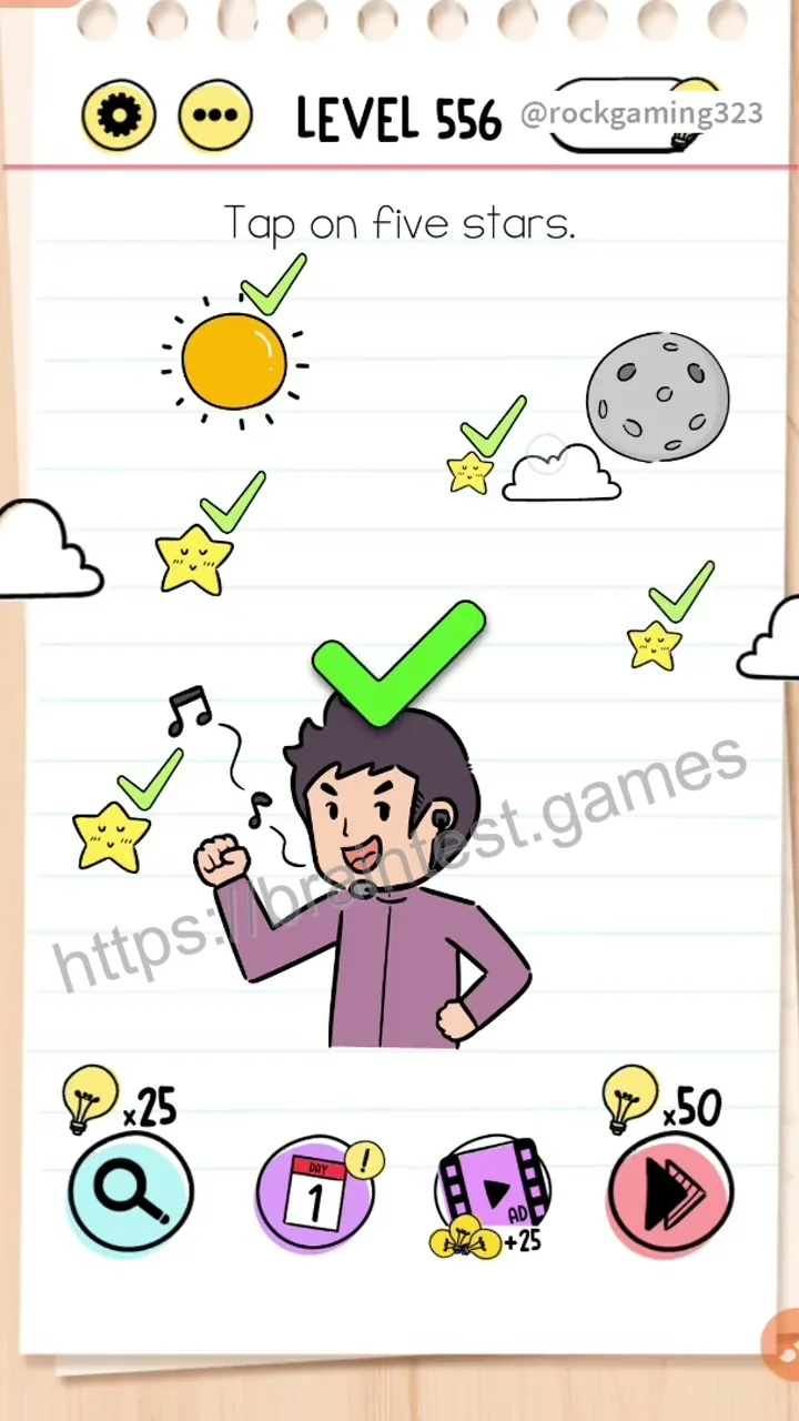 Brain Test Level 556 - Step 2