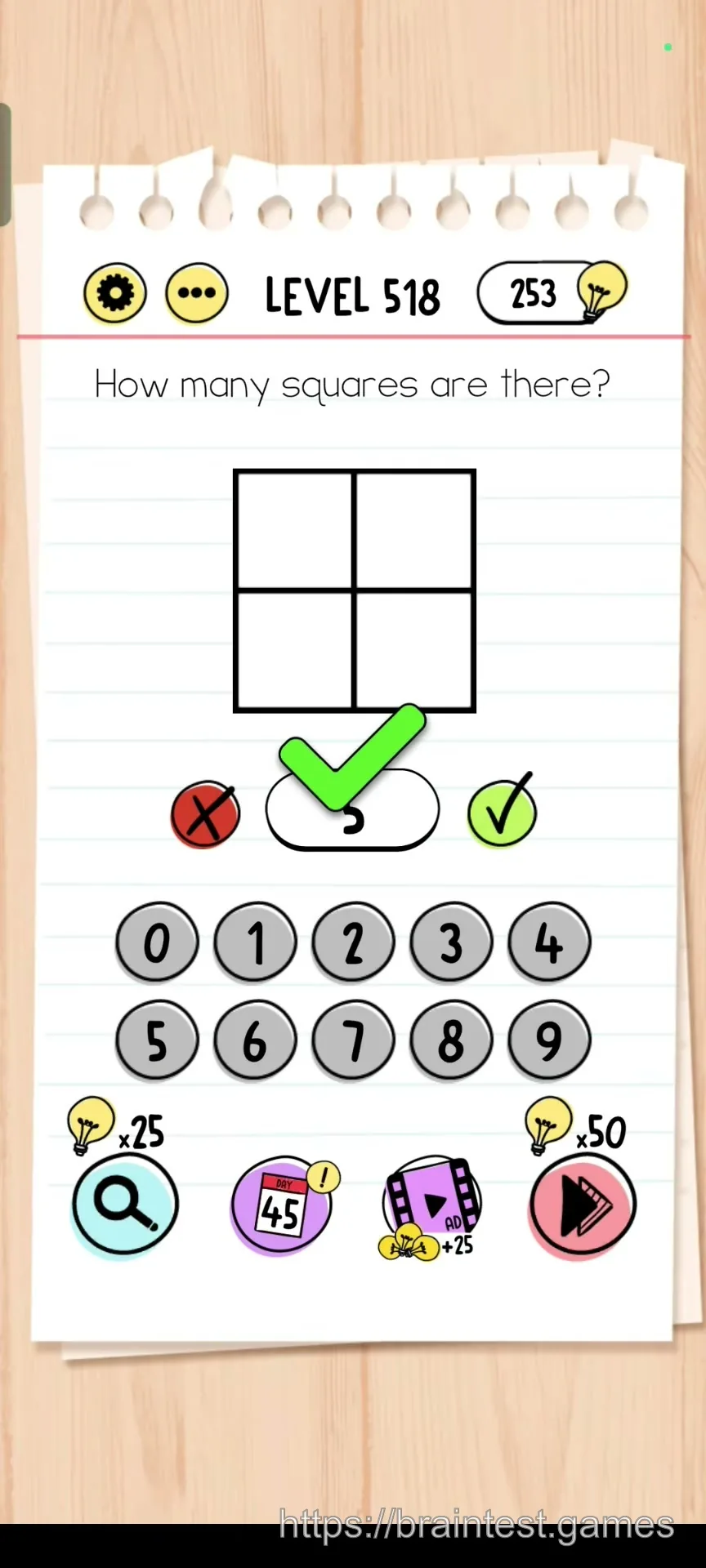 Brain Test Level 518 - Step 2
