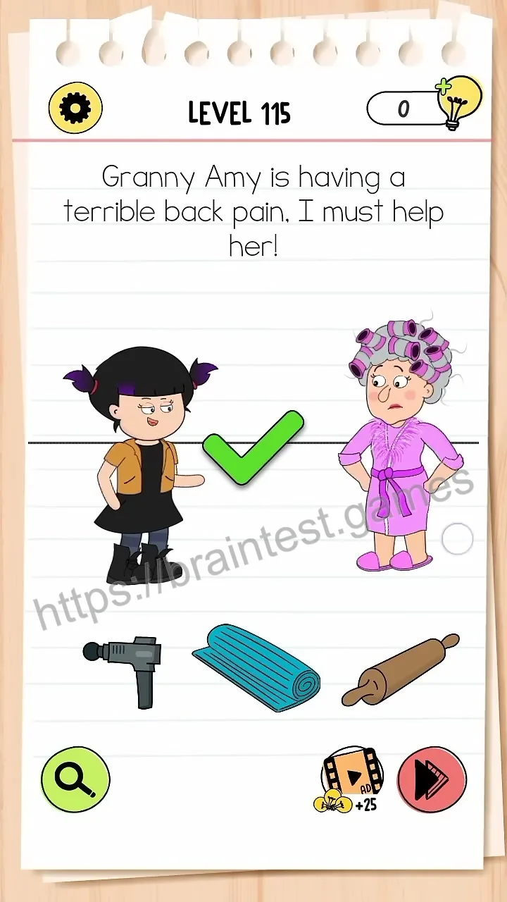 Brain Test Level 115 - Step 2