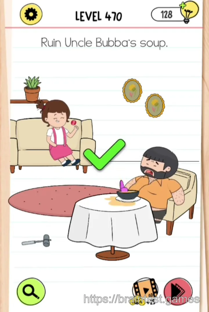 Brain Test Level 470 - Step 2
